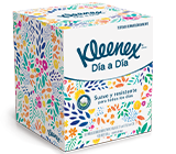 Kleenex cubo floral 60 pañuelos